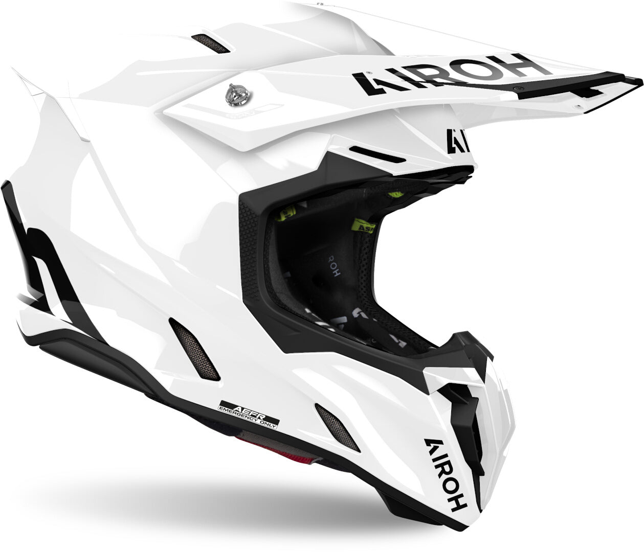 AIROH TWIST 3 WHITE GLOSS M | MX HELMET