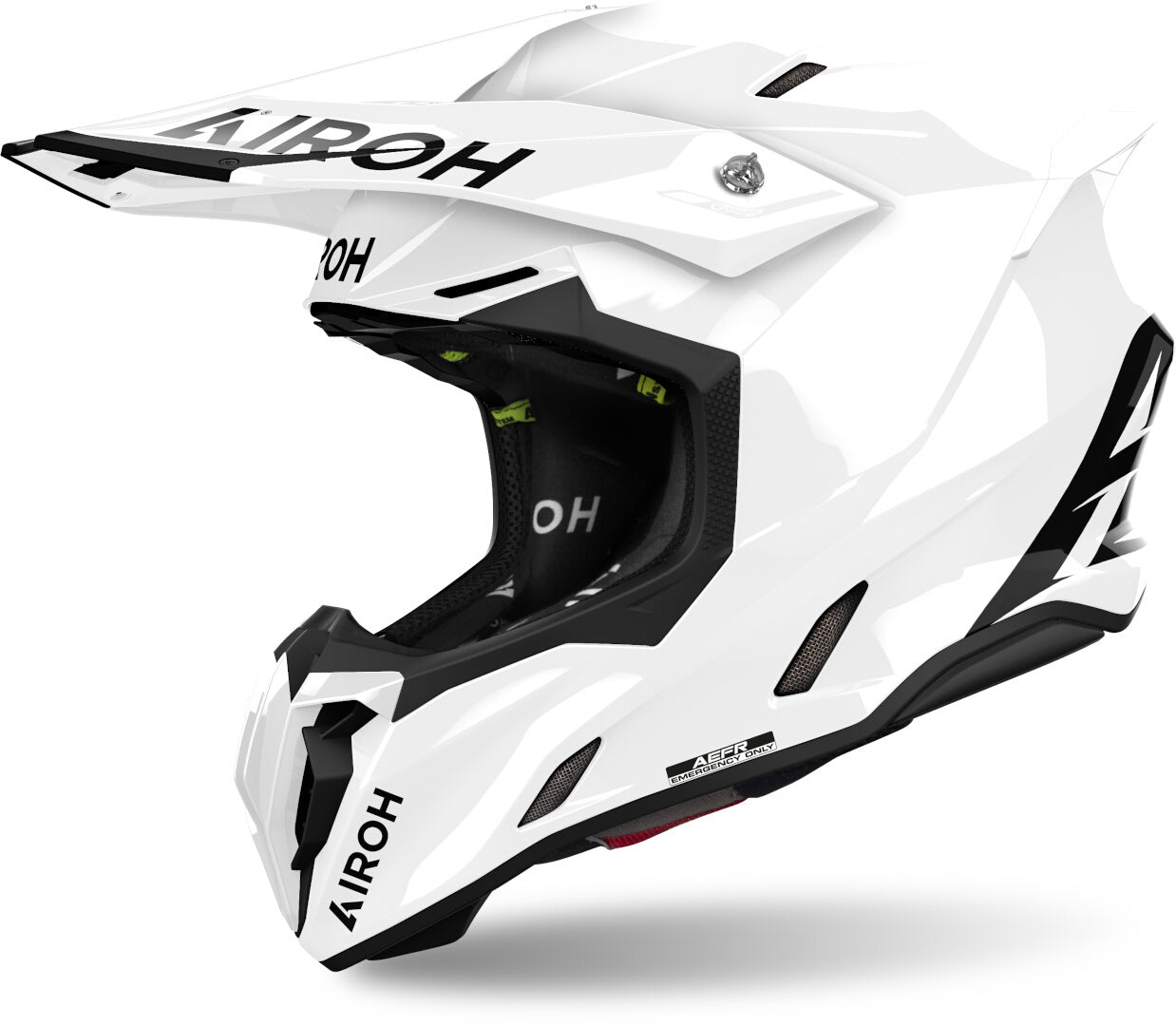 AIROH TWIST 3 WHITE GLOSS M | MX HELMET