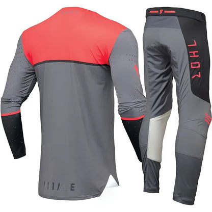 THOR PRIME ACE JERSEY CHARCOAL BLACK RED | MX JERSEY SET (PRE ORDERS)