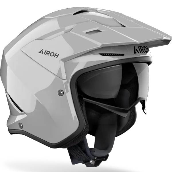 AIROH KOMBAKT TRIALS HELMET - CONCRETE GLOSS GREY