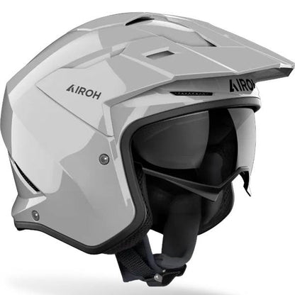 AIROH KOMBAKT TRIALS HELMET - CONCRETE GLOSS GREY