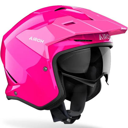 AIROH KOMBAKT TRIALS HELMET - GLOSS PINK