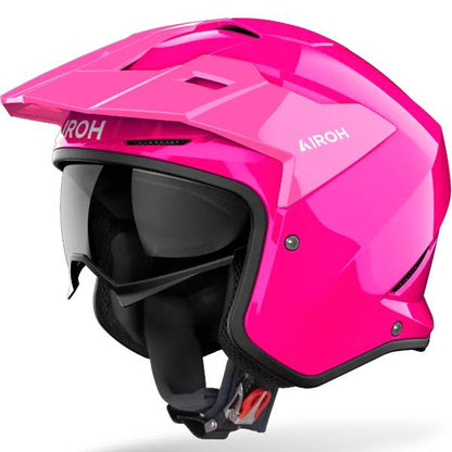 AIROH KOMBAKT TRIALS HELMET - GLOSS PINK