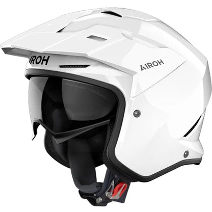 AIROH KOMBAKT TRIALS HELMET - GLOSS WHITE