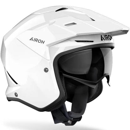 AIROH KOMBAKT TRIALS HELMET - GLOSS WHITE
