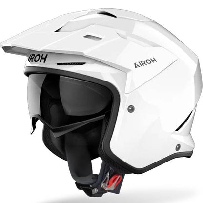 AIROH KOMBAKT TRIALS HELMET - GLOSS WHITE