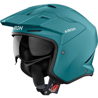 AIROH KOMBAKT TRIALS HELMET - PETROL MATT GREEN