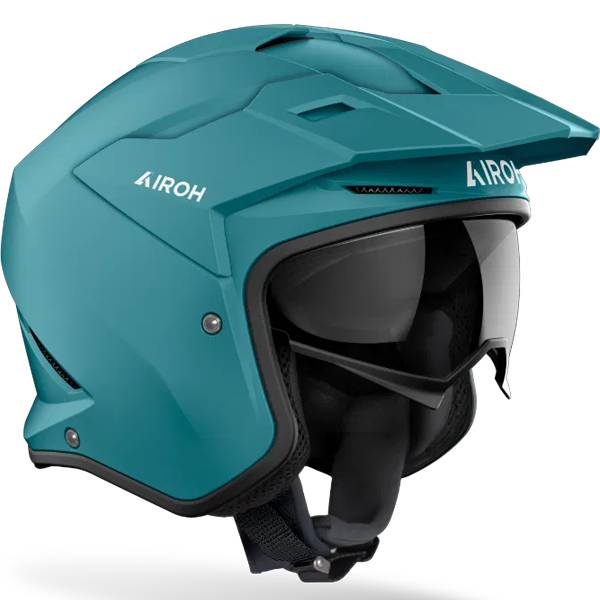 AIROH KOMBAKT TRIALS HELMET - PETROL MATT GREEN