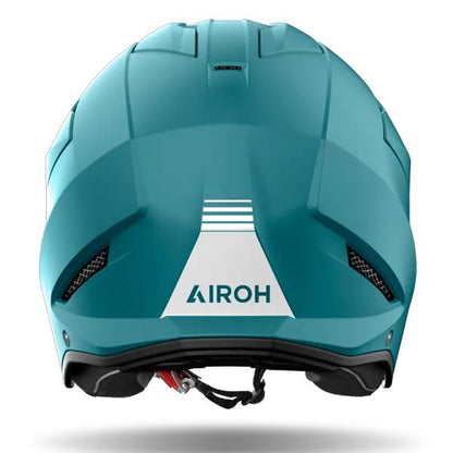 AIROH KOMBAKT TRIALS HELMET - PETROL MATT GREEN