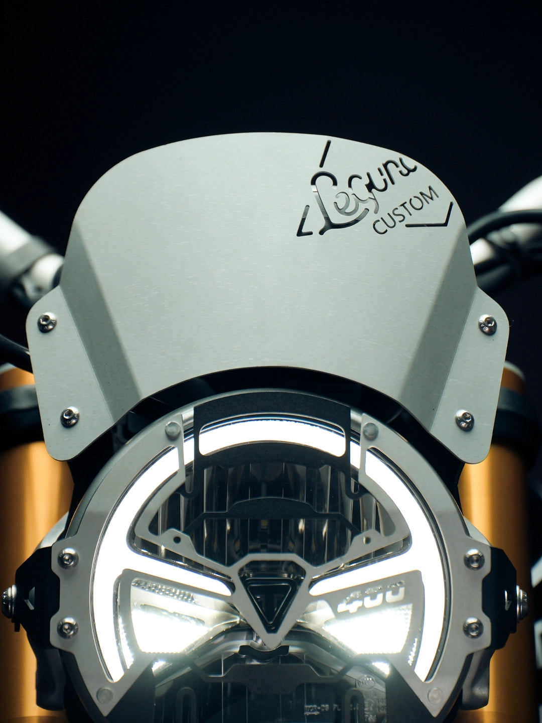 LCB TRIUMPH SPEED 400 ZEPHYR ALUMINIUM VISOR