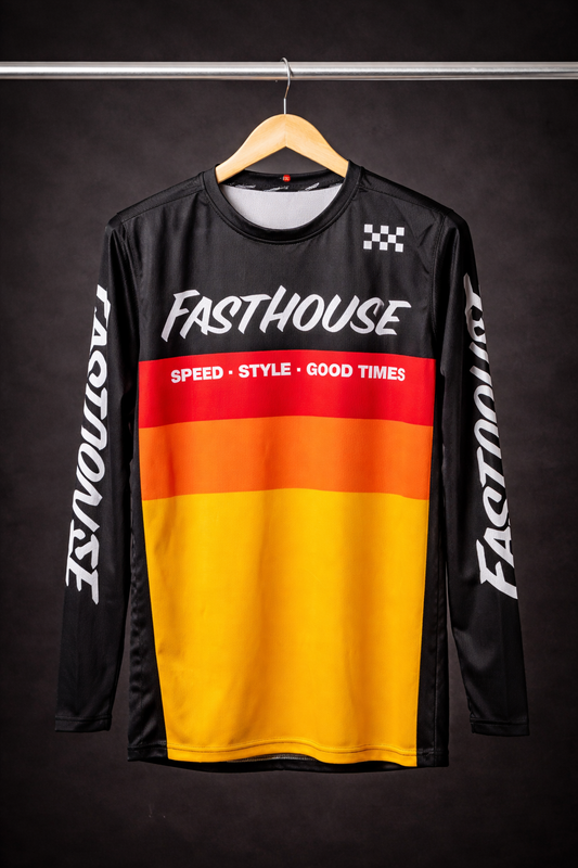 FASTHOUSE BLACK YELLOW  SPEED STYLE  GOOD TIMES | MX JERSEY