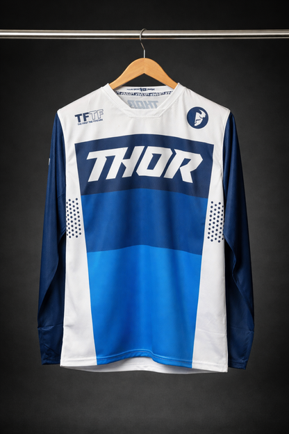 THOR WHITE BLUE | MX JERSEY