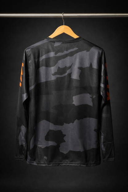 FOX CAMO BLACK ORANGE| MX JERSEY