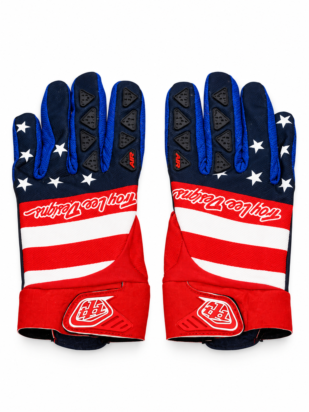 TROYLEE RED AND BLUE STAR | MX GLOVES