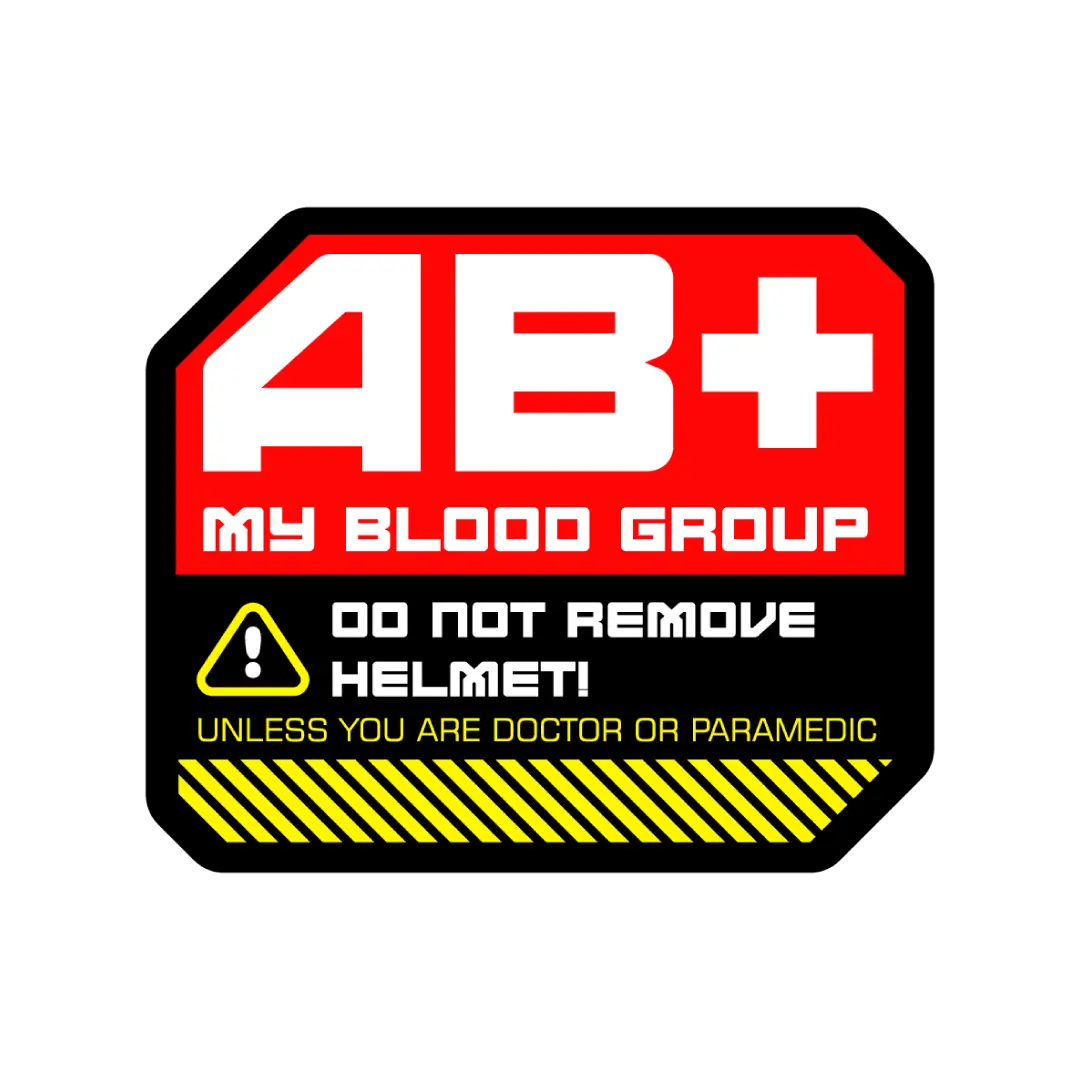 AB+ BLOOD GROUP | STICKER