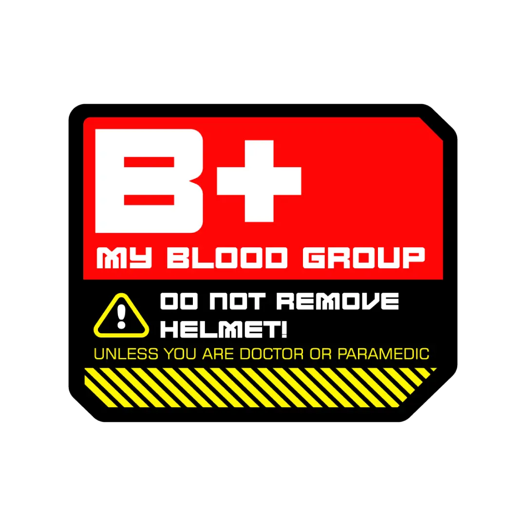 B+ BLOOD GROUP | STICKER – Garage0eight