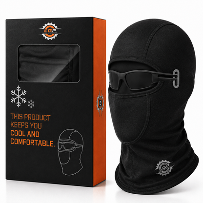 LGP- PREMIUM BALACLAVA WITH EYEGLASS SLOT, BREATHING & ICE SHRED INSULATION, LIGH