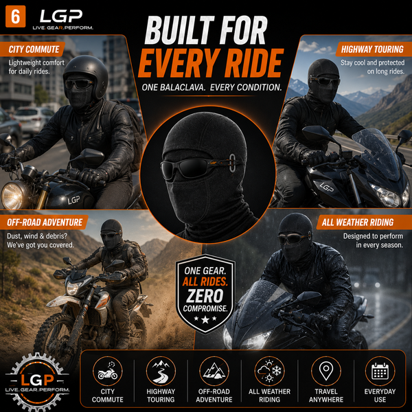 LGP- PREMIUM BALACLAVA WITH EYEGLASS SLOT, BREATHING & ICE SHRED INSULATION, LIGH