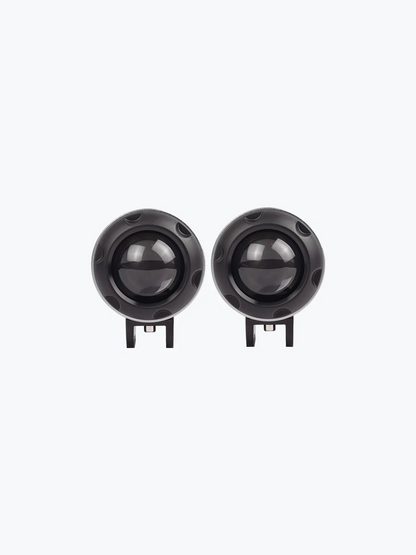 HJG SINGLE LED GREY ROUND LENSE PAIR 40W | AUXILIARY LIGHT