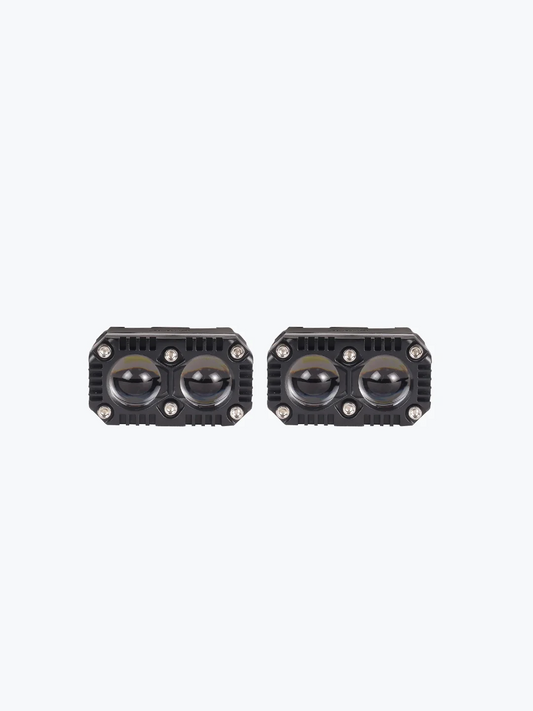 HJG DEMON 2 LED SQUARE PAIR | AUXILIARY LIGHT