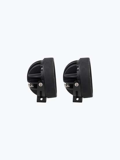 HJG 6 LED CAP ROUND PAIR WITH WIRE HARNESS | AUXILIARY LIGHT