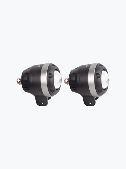HJG SINGLE LED GREY ROUND LENSE PAIR 40W | AUXILIARY LIGHT