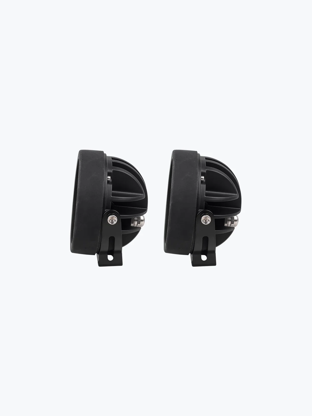 HJG 6 LED CAP ROUND PAIR WITH WIRE HARNESS | AUXILIARY LIGHT