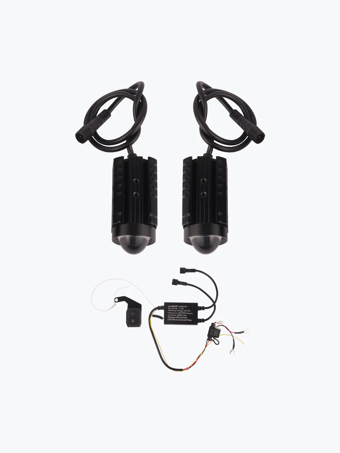 HJG MINI DRIVE PREMIUM WITH SWITCH & HARNESS | AUXILIARY LIGHT