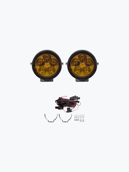 HJG 5 LED CAP ROUND PAIR | AUXILIARY LIGHT
