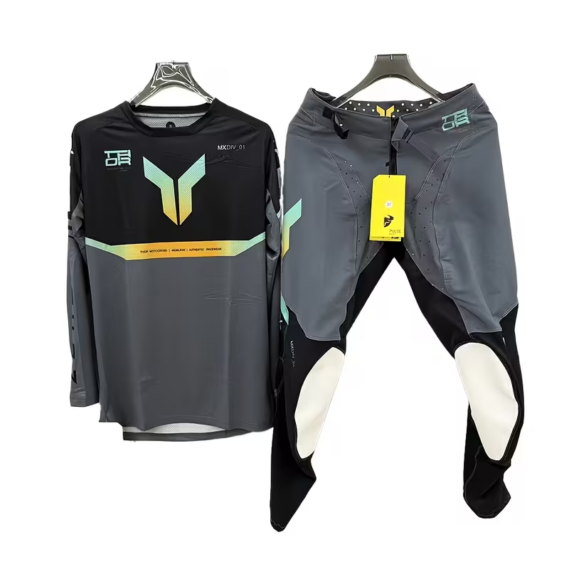 THOR BLACK AND BLACK | MX JERSEY SET (PRE ORDERS)