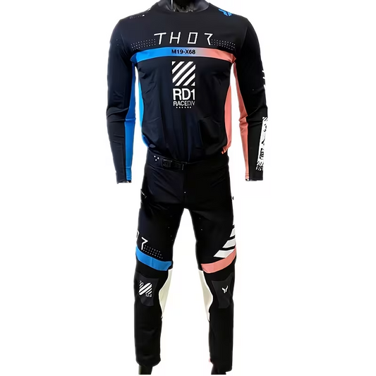 THOR WHITE WRITING IN BLACK | MX JERSEY SET (PRE ORDERS)
