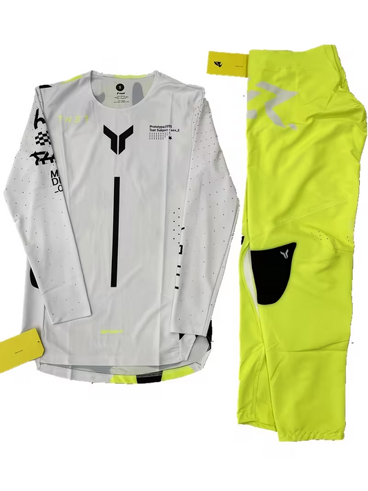 THOR WHITE AND GREEN | MX JERSEY SET (PRE ORDERS)