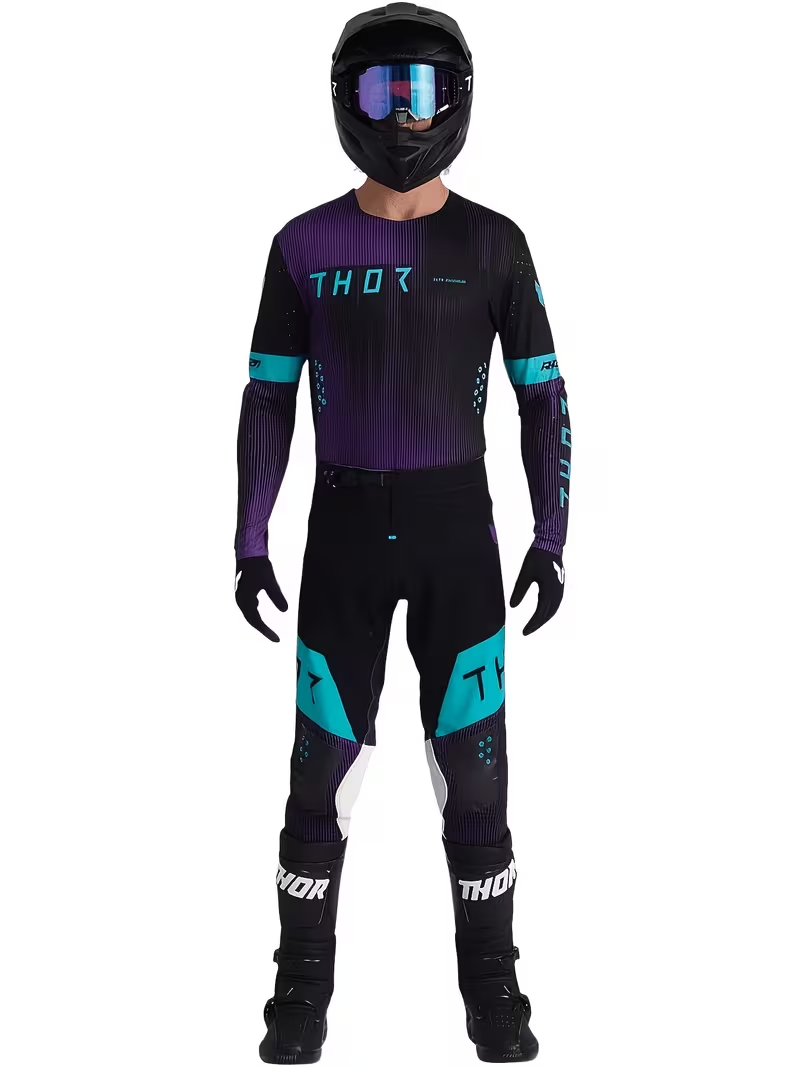 THOR INDIGO AND BLACK WITH BLUE WRITING  | MX JERSEY SET (PRE ORDERS)