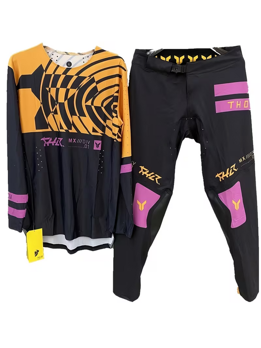 THOR BLACK, ORANGE AND PURPLE | MX JERSEY SET (PRE ORDERS)