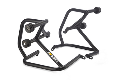 BIZEN MOTO PREMIUM CRASH GUARD WITH FRAME SLIDERS | INTERCEPTOR 650 / CONTINENTAL GT 650