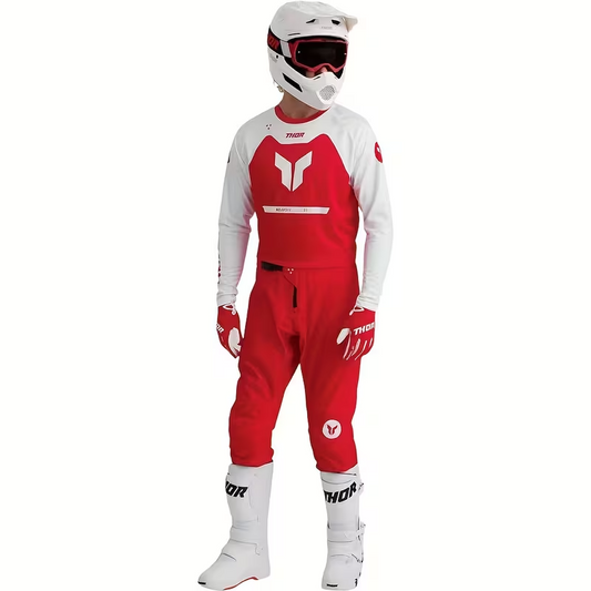 THOR RED AND WHITE | MX JERSEY SET (PRE ORDERS)