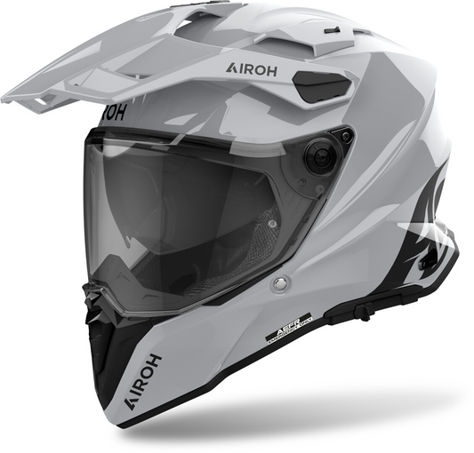 AIROH DUAL MOTORCYCLE HELMET COMMANDER 2 GREY M | ADVENTURE HELMET