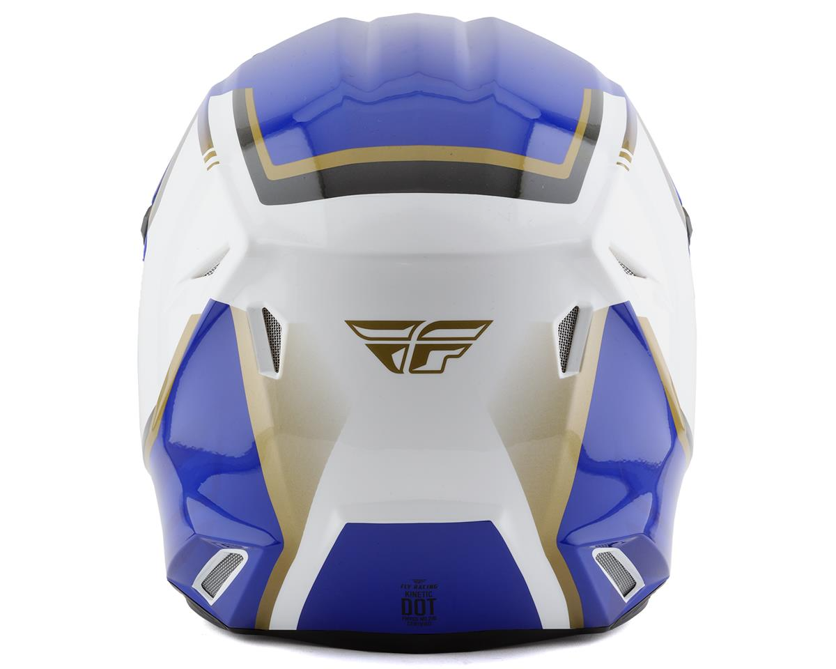 FLY RACING KINETIC VISION WHITE BLUE XS/2XL | MX HELMET