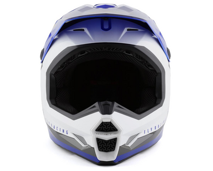FLY RACING KINETIC VISION WHITE BLUE XS/2XL | MX HELMET