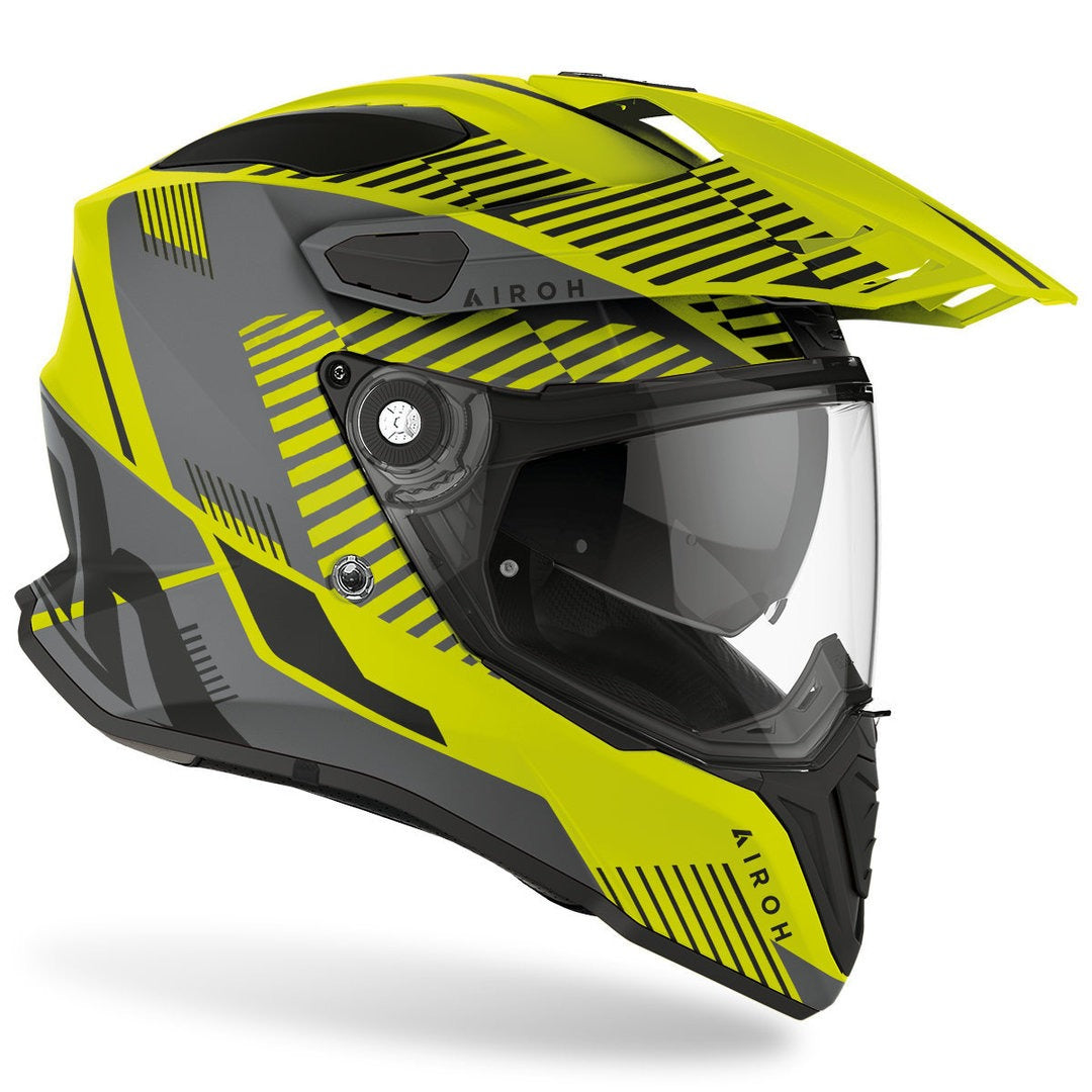 AIROH COMMANDER BOOST YELLOW MATT XL/L | ADVENTURE HELMET