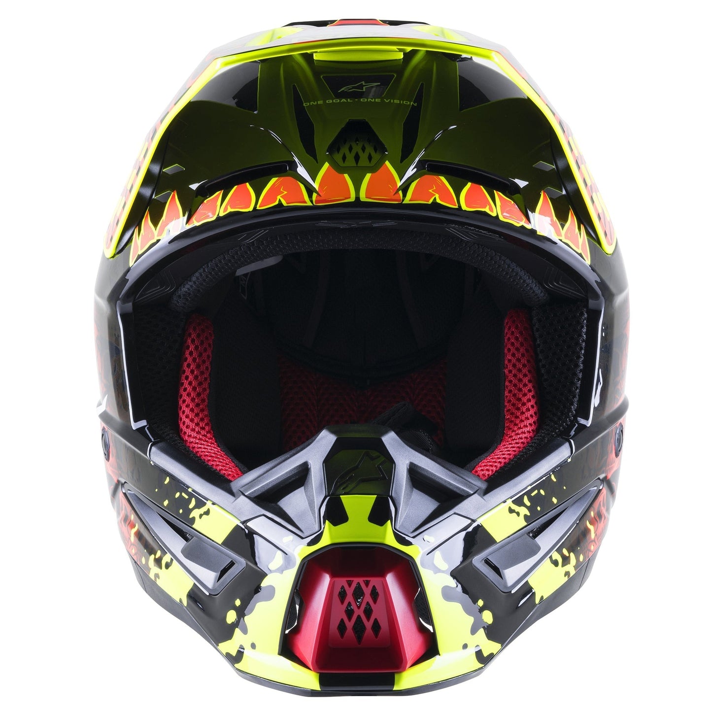 ALPINESTARS SM5 SOLAR FLARE BLACK/RED/YELLOW M | MX HELMET