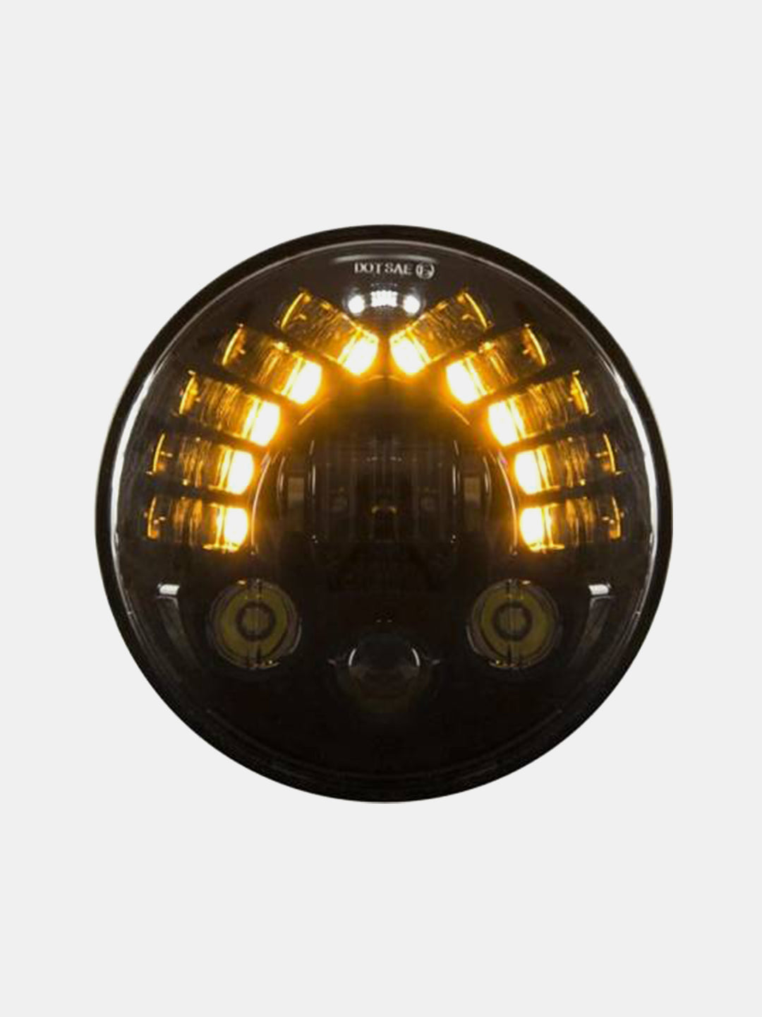 HJG 7 INCH HARLEY HEADLIGHT WITH INDICATOR 45-WATT