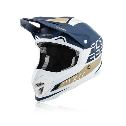 ACERBIS PROFILE 4 WHITE BLUE | MX HELMET