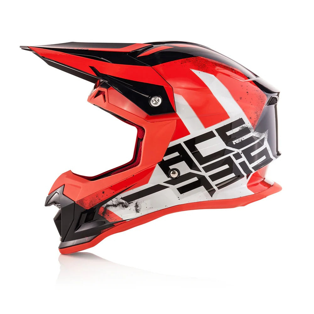 ACERBIS PROFILE 4 WHITE RED | MX HELMET