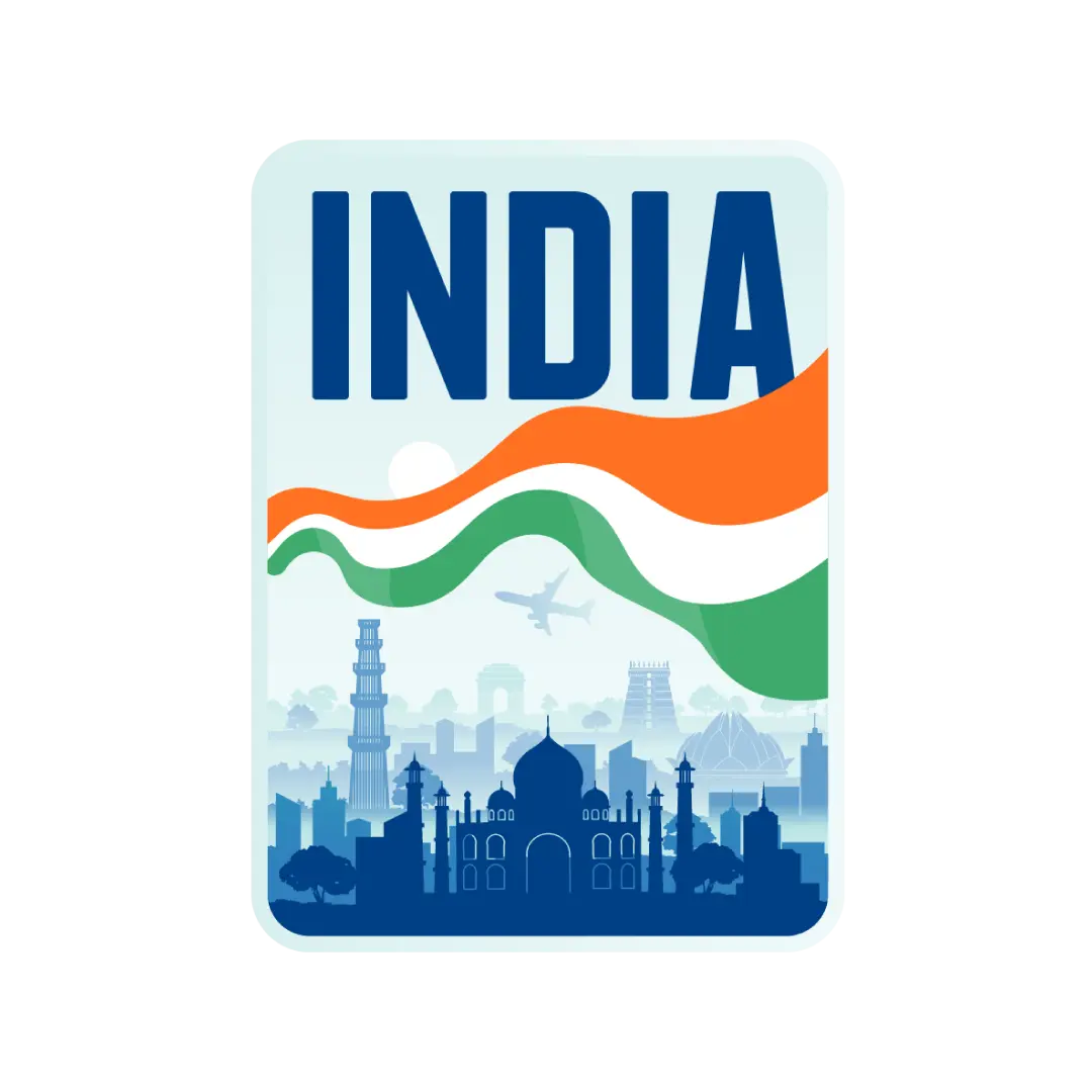 INDIA | STICKER