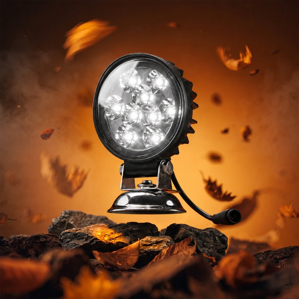 LGP- 12 LED CAP FOG LAMP FOR BIKE, HIGH-BRIGHTNESS WATERPROOF AUXILIARY LIGHT, 12V 15W–36W, IP67, UNIVERSAL FIT