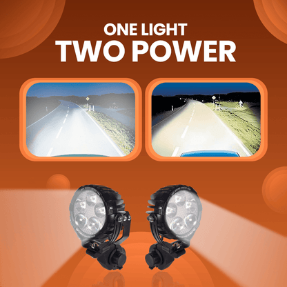 LGP DK-550 PRO 90W LED SPOTLIGHT FOR BIKE & CAR (PAIR)  IP67 WATERPROOF HIGH POWER AUXILIARY FOG