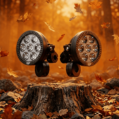 LGP DK70 HIGH POWER LED SPOTLIGHT FOR BIKE (PAIR)  140W 20000LM  IP67 WATERPROOF AUXILIARY FOG L