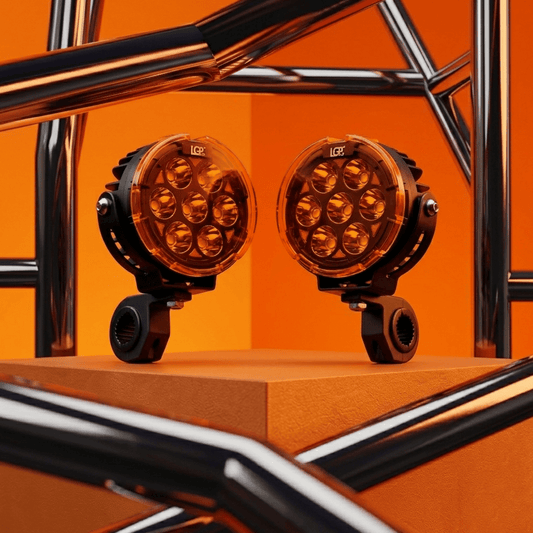 LGP DK80 PRO HIGH POWER LED SPOTLIGHT FOR BIKE (PAIR)  160W 20000LM  IP67 WATERPROOF AUXILIA