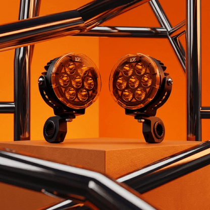 LGP DK80 PRO HIGH POWER LED SPOTLIGHT FOR BIKE (PAIR)  160W 20000LM  IP67 WATERPROOF AUXILIA